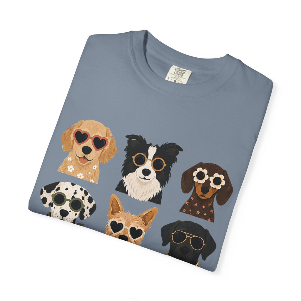 Playful Dog Faces T-Shirt