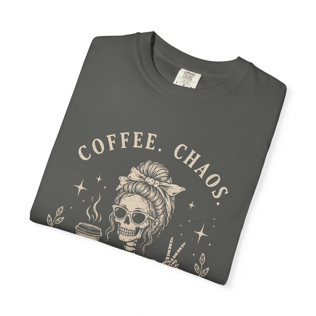 Coffee Chaos Skeleton T-Shirt