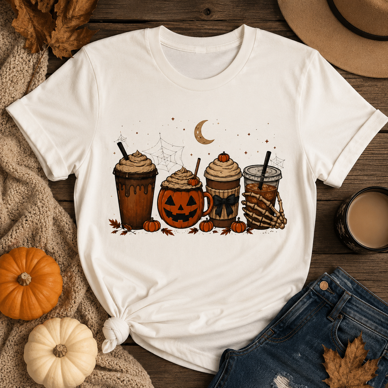 Halloween Pumpkin Spice Latte T-Shirt