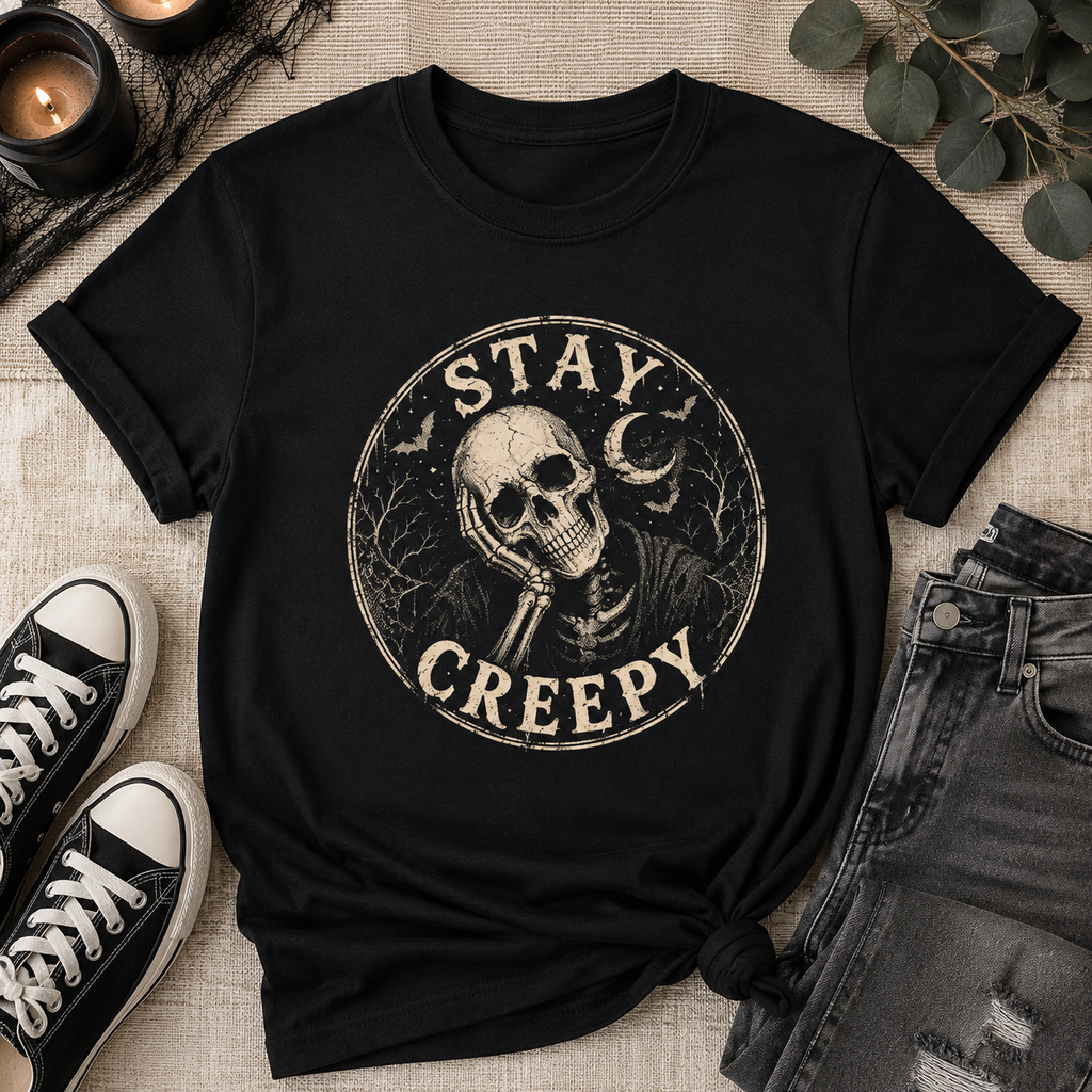 Stay Creepy Skull T-Shirt