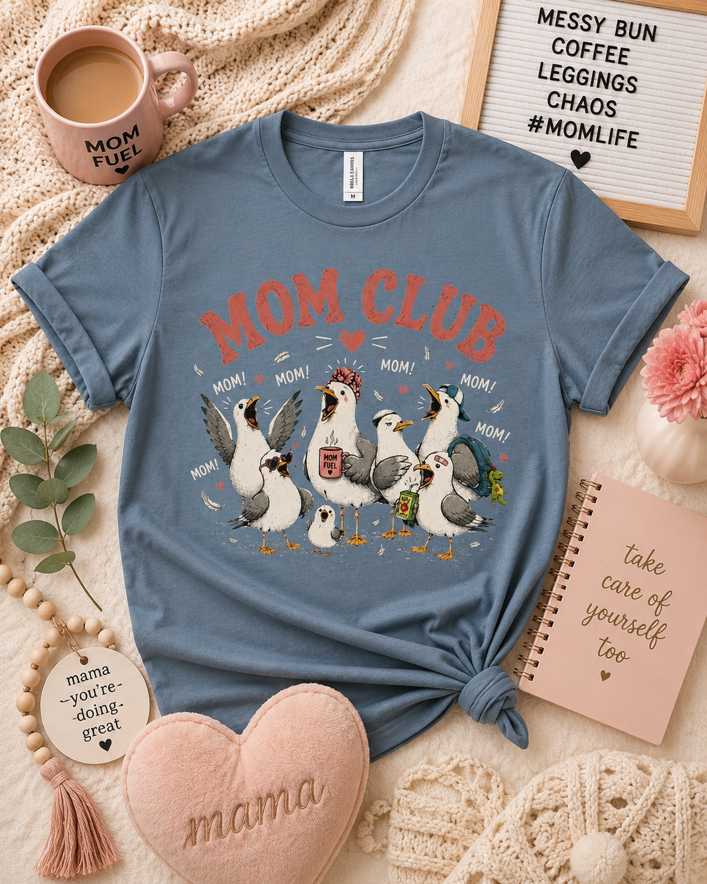 Mom Club Seagulls T-Shirt