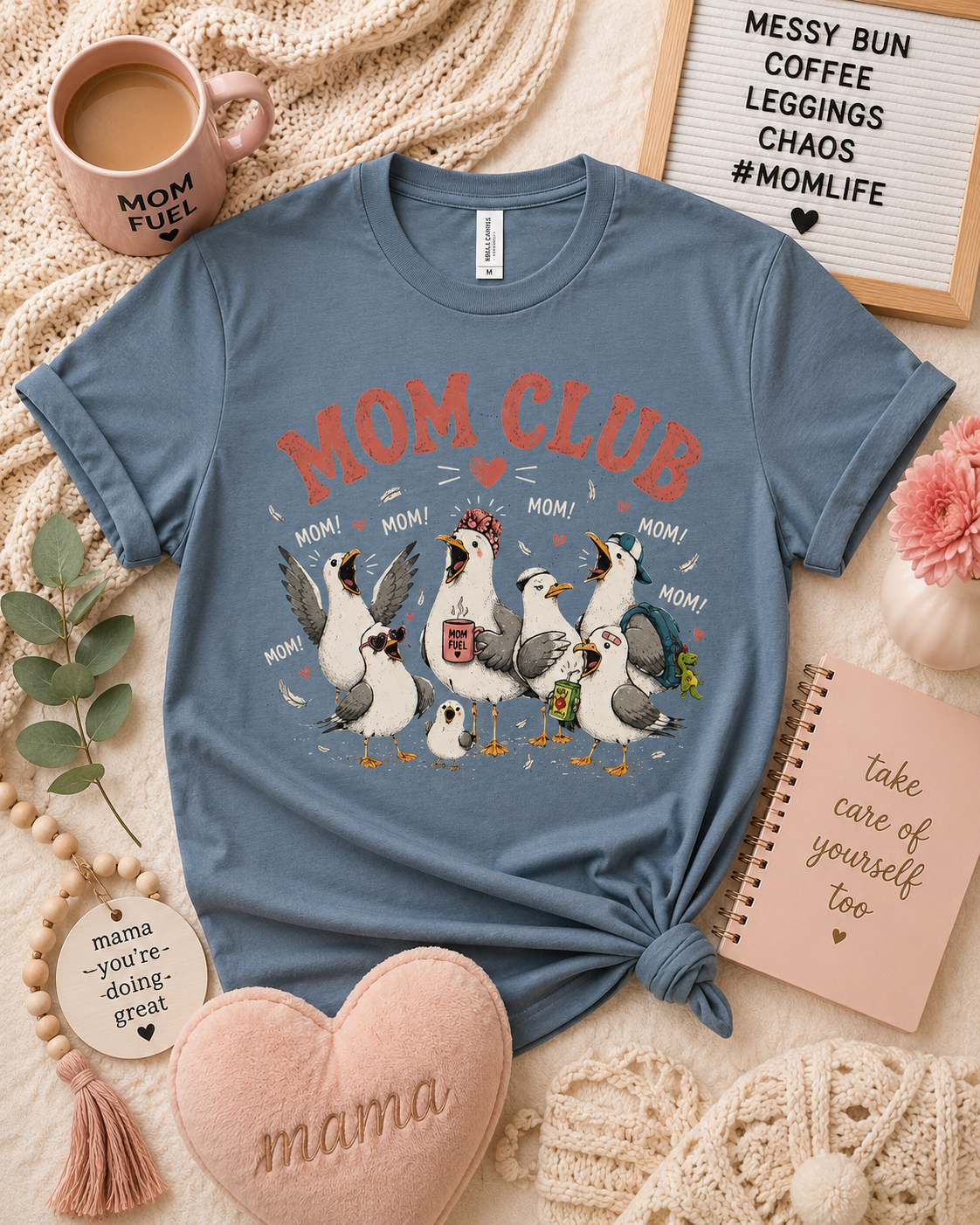 Mom Club Seagulls T-Shirt