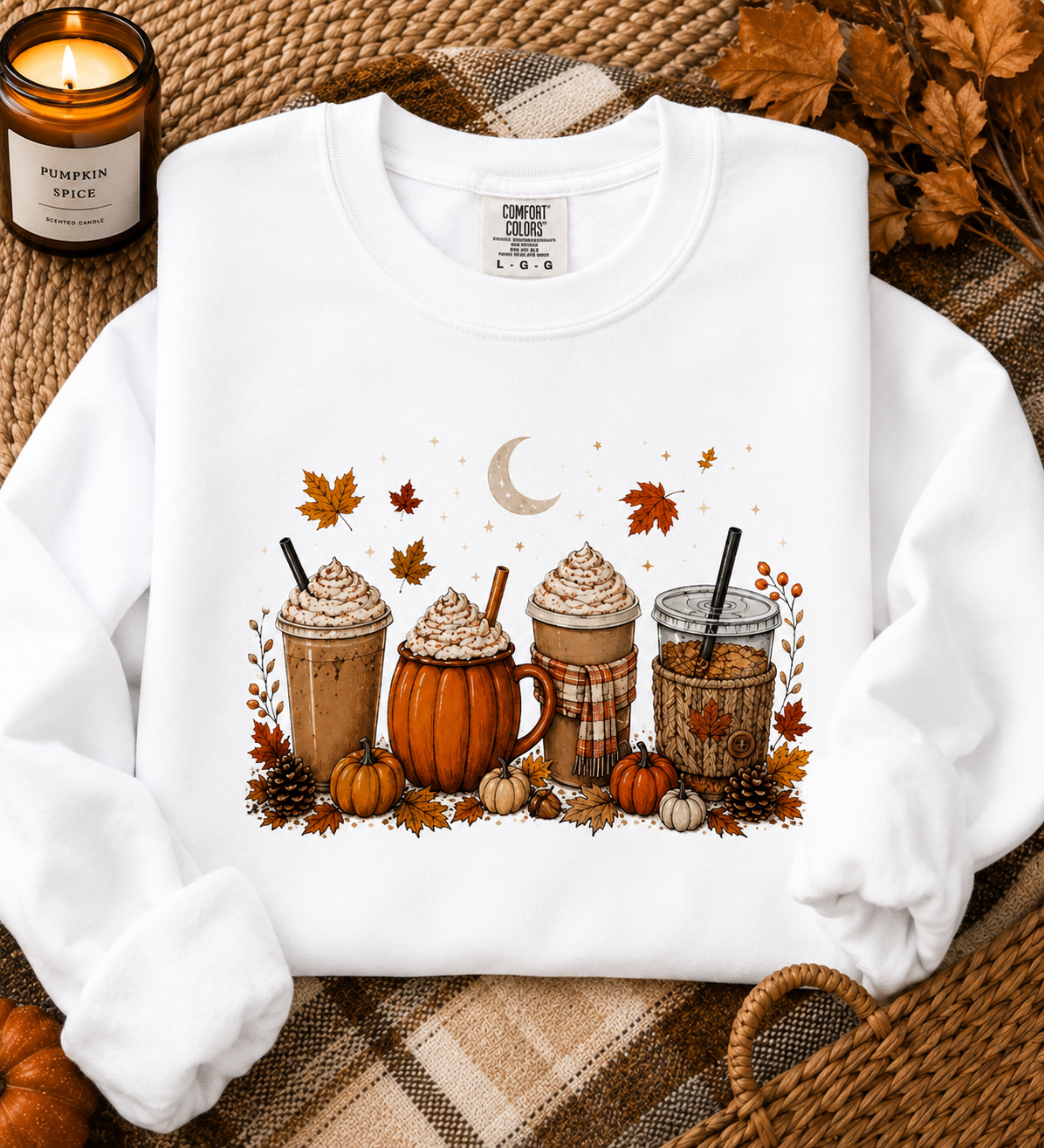 Pumpkin Spice Drinks Sweatshirt