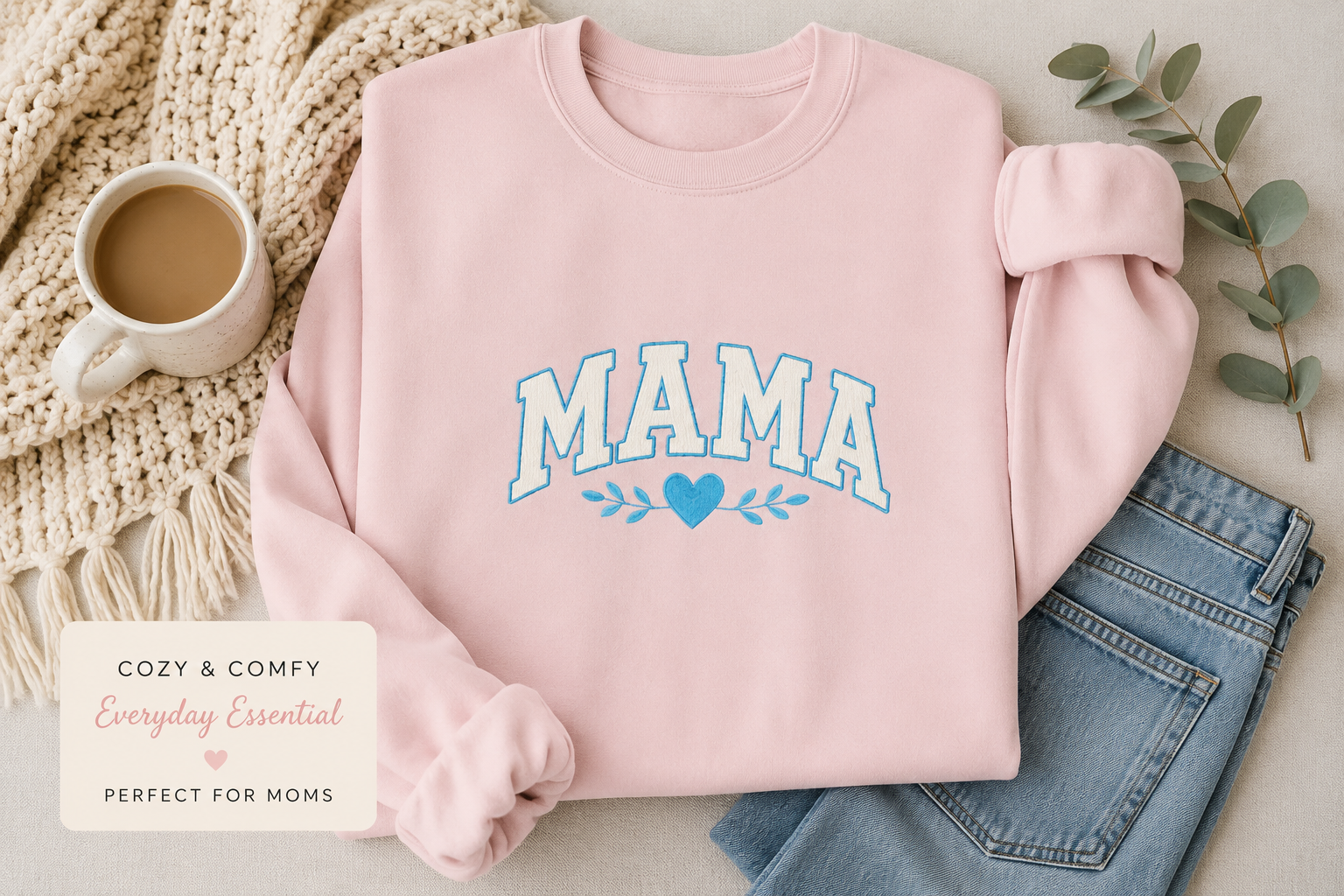 Mama Floral Heart sweatshirt