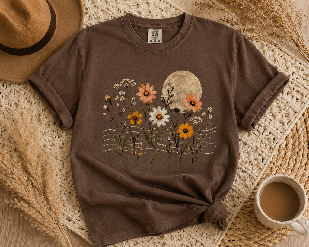 Moonlit Wildflowers T-Shirt