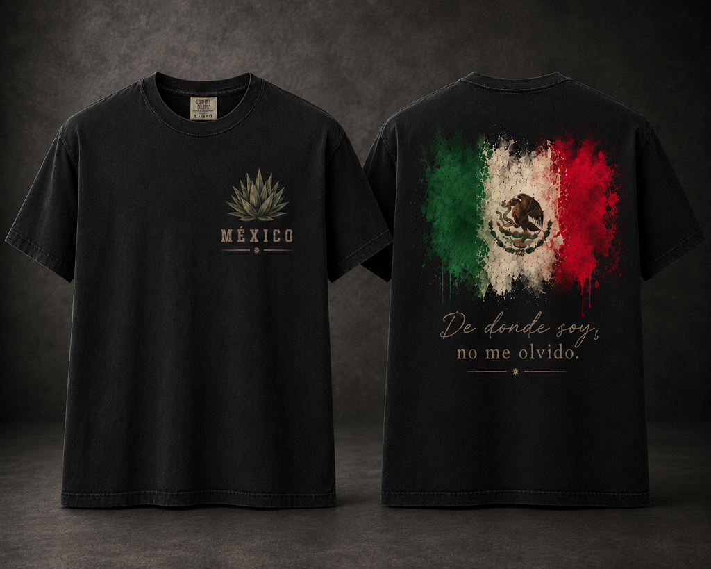Vintage Distressed Mexican Pride Tee