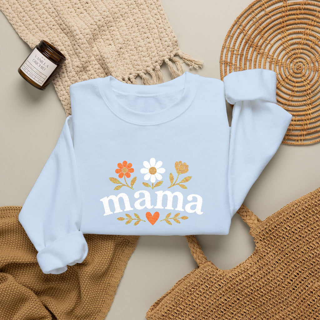 Mama Floral Crewneck Sweatshirt