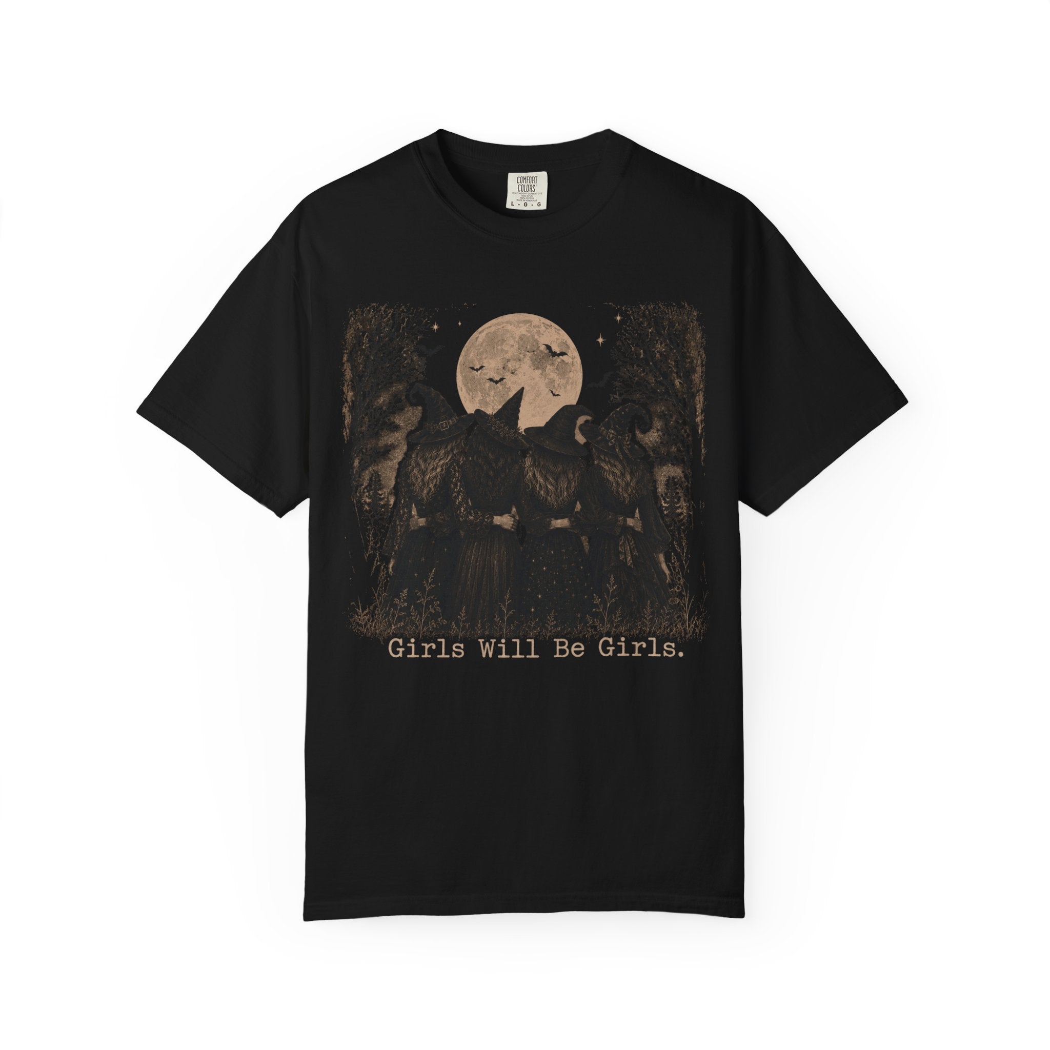Witchy Raven Sisters Girls Will Be Girls T-Shirt