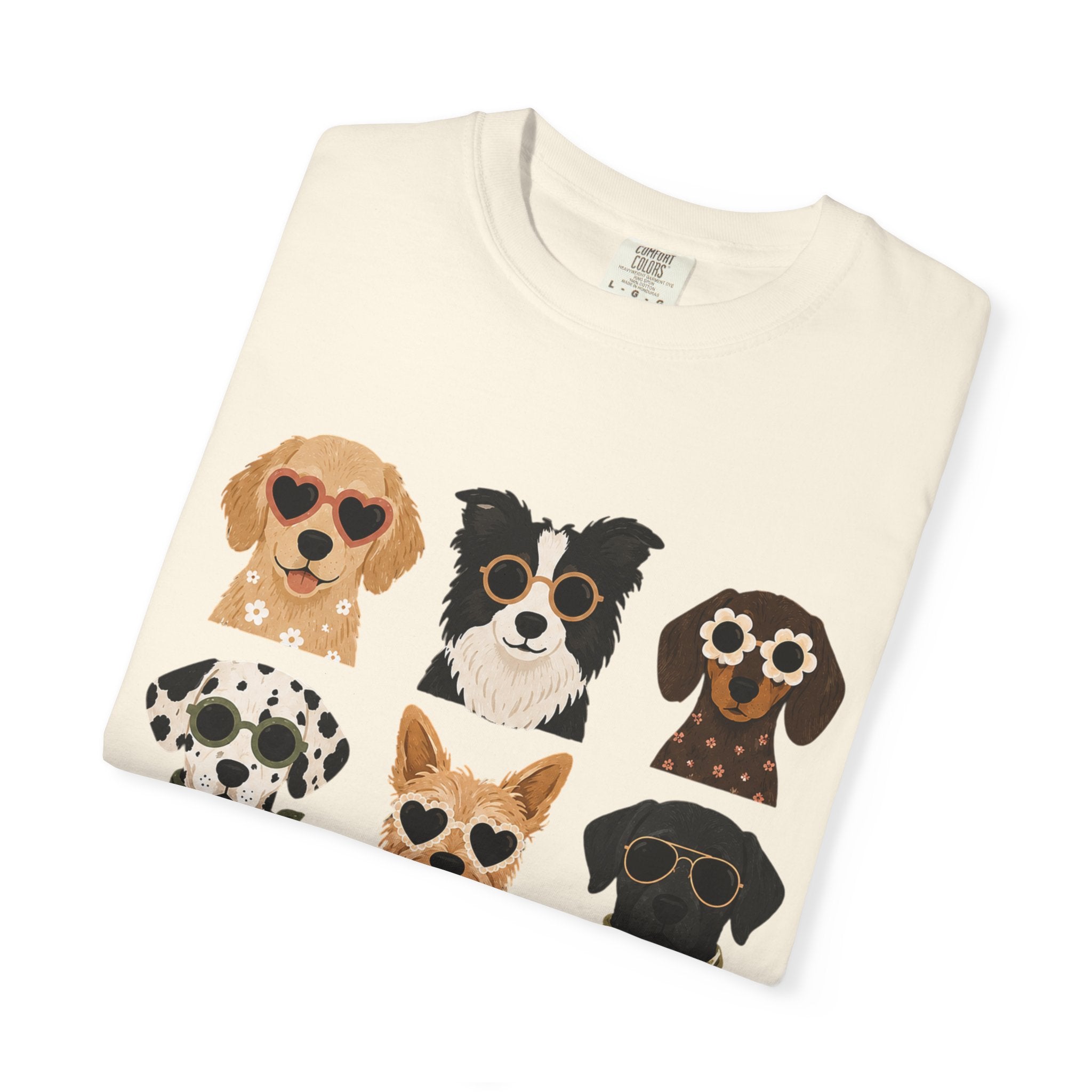Playful Dog Faces T-Shirt
