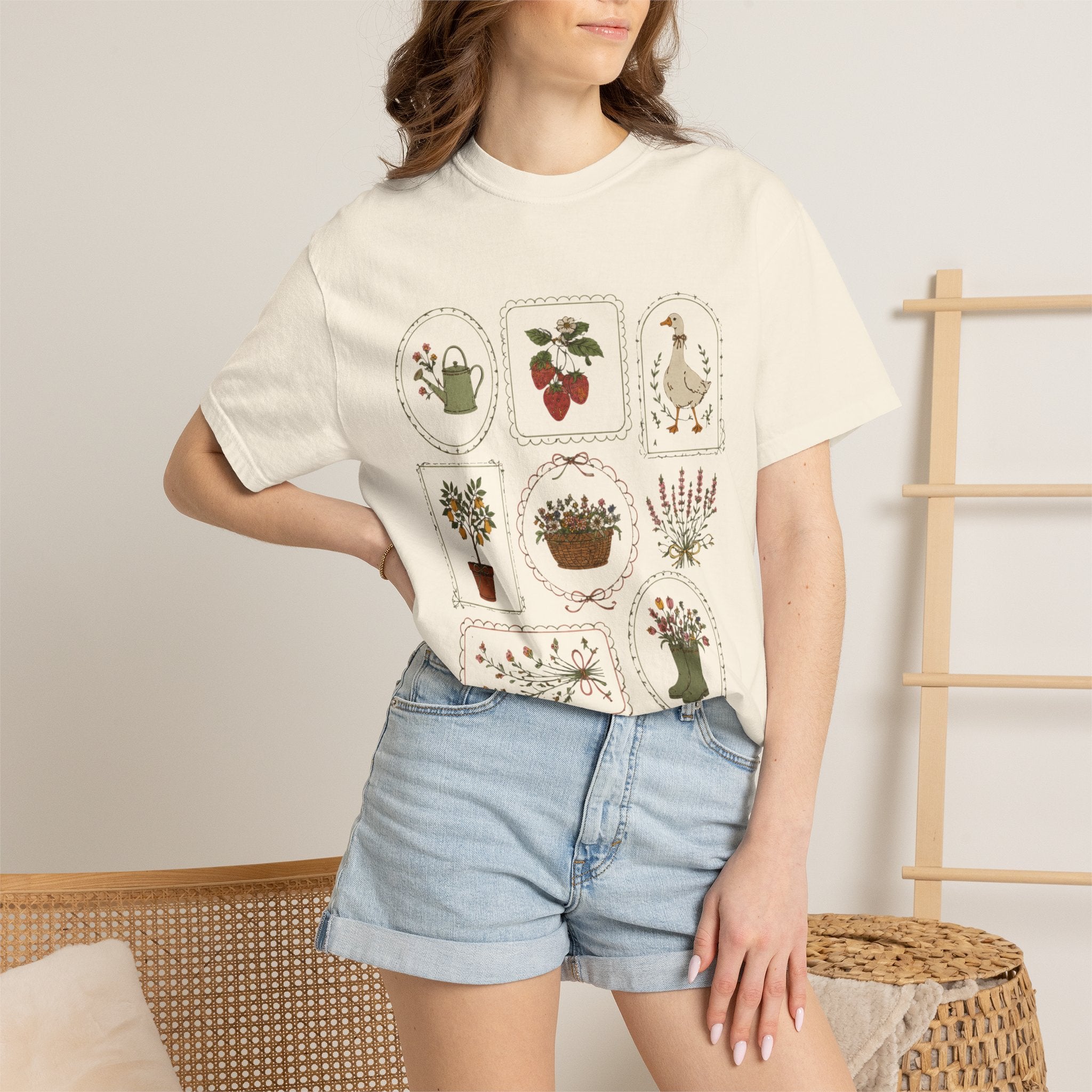 Botanical Patchwork T-Shirt