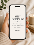 Thanks for Keeping the Tiny Humans Alive - Father’s Day Card