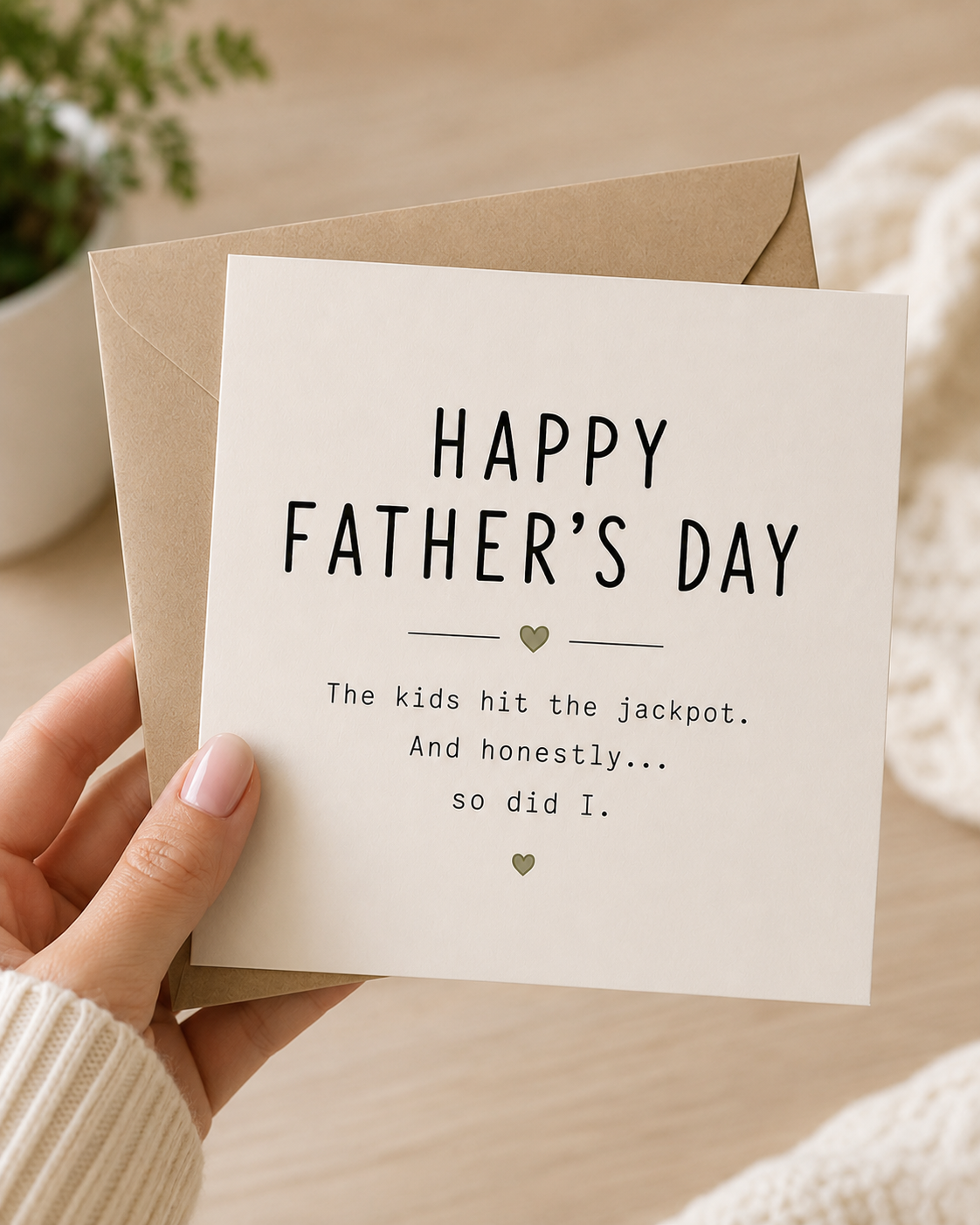 I Hit The Jackpot- Father’s Day Card