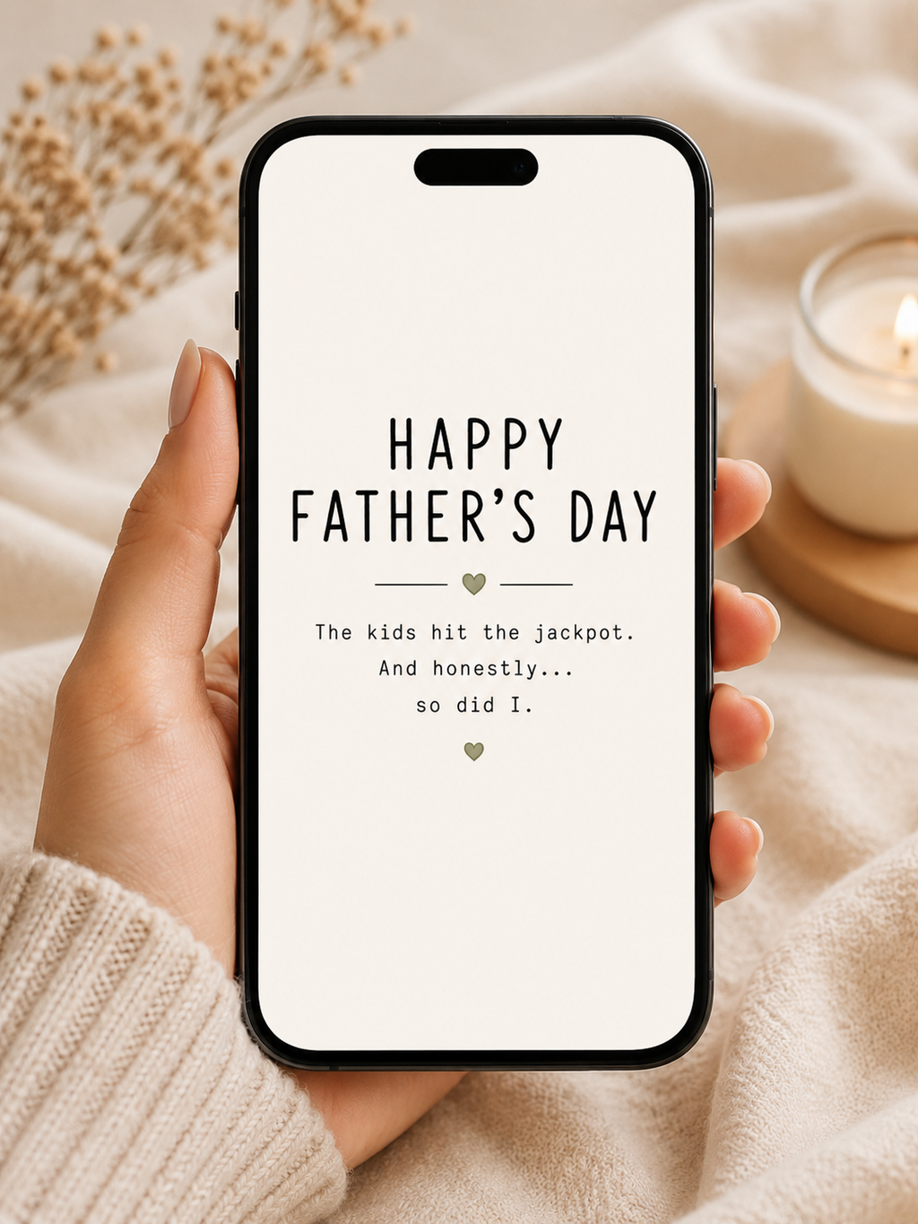 I Hit The Jackpot- Father’s Day Card