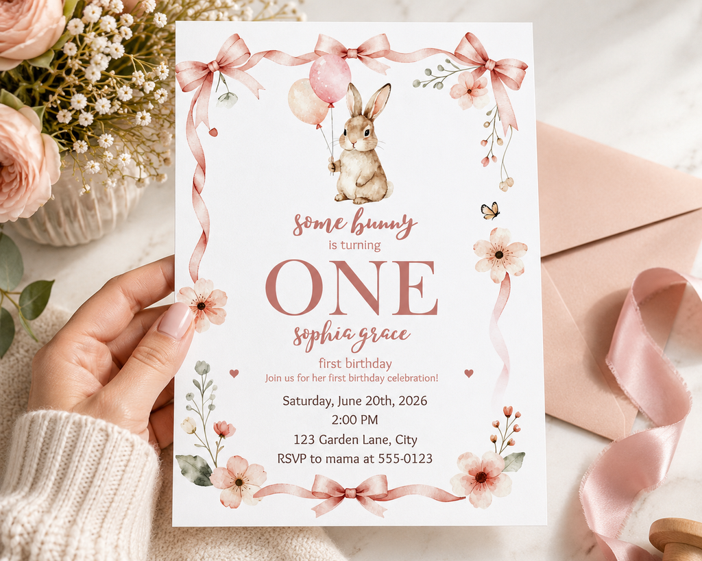 Some Bunny is Turning ONE